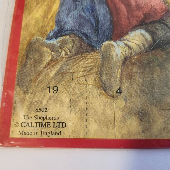 CalTime Advent Bible Text Calendar The Shepherd 24 Windows to Open - Picture 3 of 6